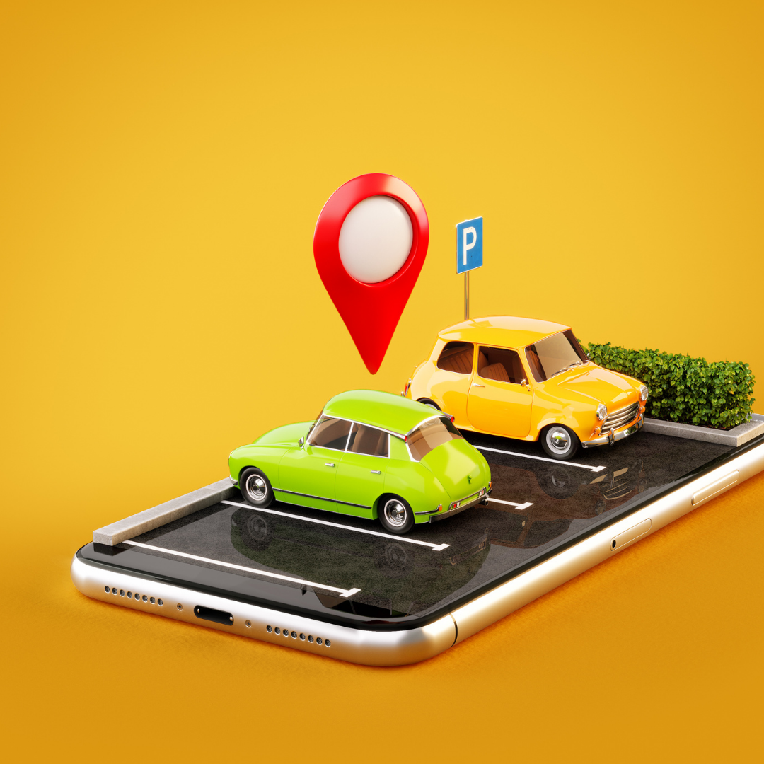 Yellow Colorful 3D Modern Valet Parking Service Instagram Post